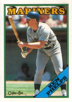 1988 O-Pee-Chee Baseball Cards 182     Ken Phelps